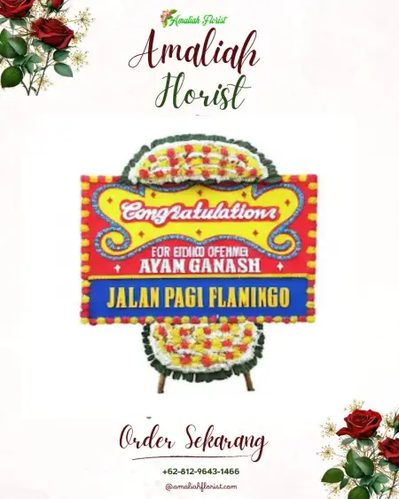 Sewa Papan Bunga Plipir